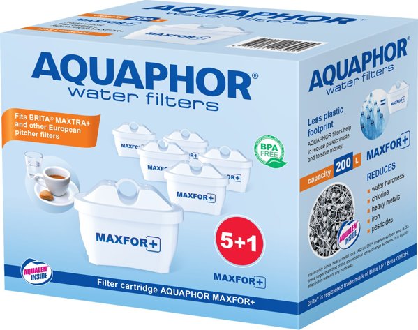 Φίλτρο αντικατάστασης Aquaphor Maxfor+ 6 τεμ.
