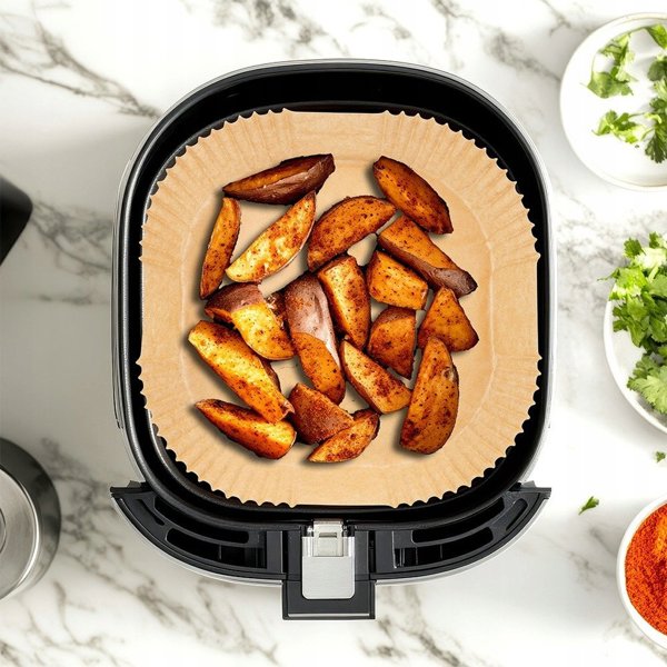 Vilde Χάρτινη Εισαγωγή Για Φριτέζα Αέρος Air Fryer, Τετράγωνη, 23 x 23cm, 100τμχ