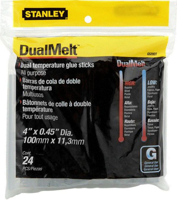 Stanley Ράβδοι Θερμοκόλλας 1-GS20DT, Διαφανείς, 12 mm x 100 mm, 24 Τεμάχια