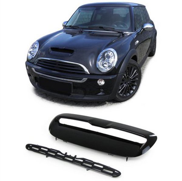 Wlot MINI Cooper S R53 Maska Gloss Black