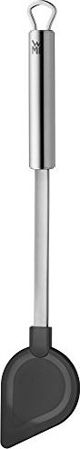 WMF Ξύλινη κουτάλα WMF Profi Plus 32 cm, μερικώς ματ ανοξείδωτο ατσάλι Cromargan, σιλικόνη πλυντήριο πιάτων, ανθεκτική στη θερμότητα έως 200 C