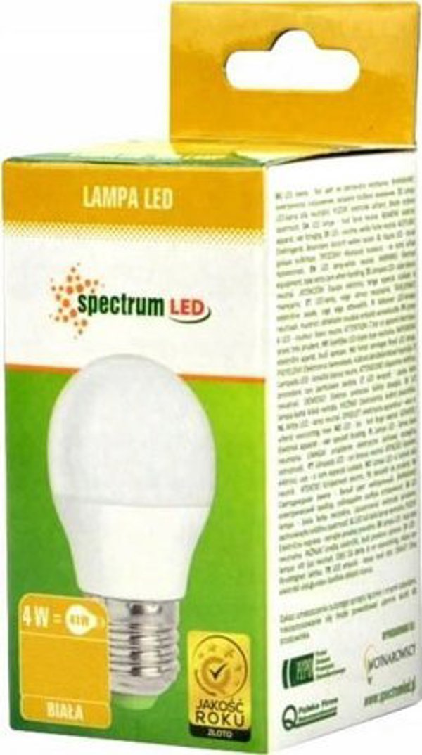 Wojnarowski LED BALL E27 230V 4W NW SPECTRUM