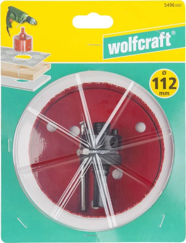 Wolfcraft wolfcraft Δίδυμο μεταλλικό πριόνι, 112 mm, κόκκινο, 5496000