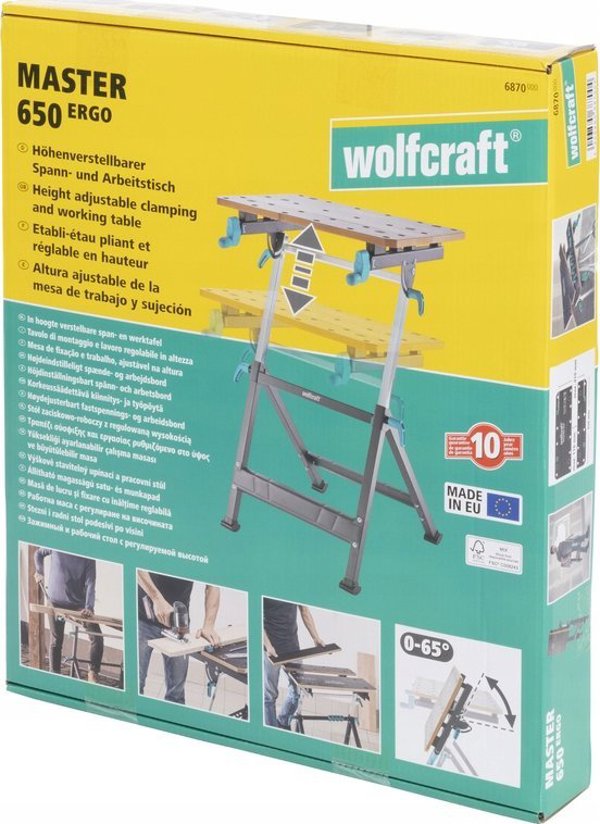 Wolfcraft Πάγκος σύσφιξης Wolfcraft Master 650 ERGO