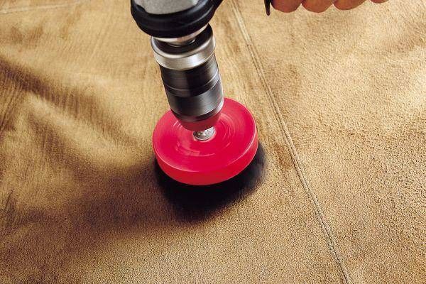 Wolfcraft Βούρτσα Γυαλίσματος 80mm για Τρυπάνι, για Σουέτ, Nubuck και Ξύλο WF2713000