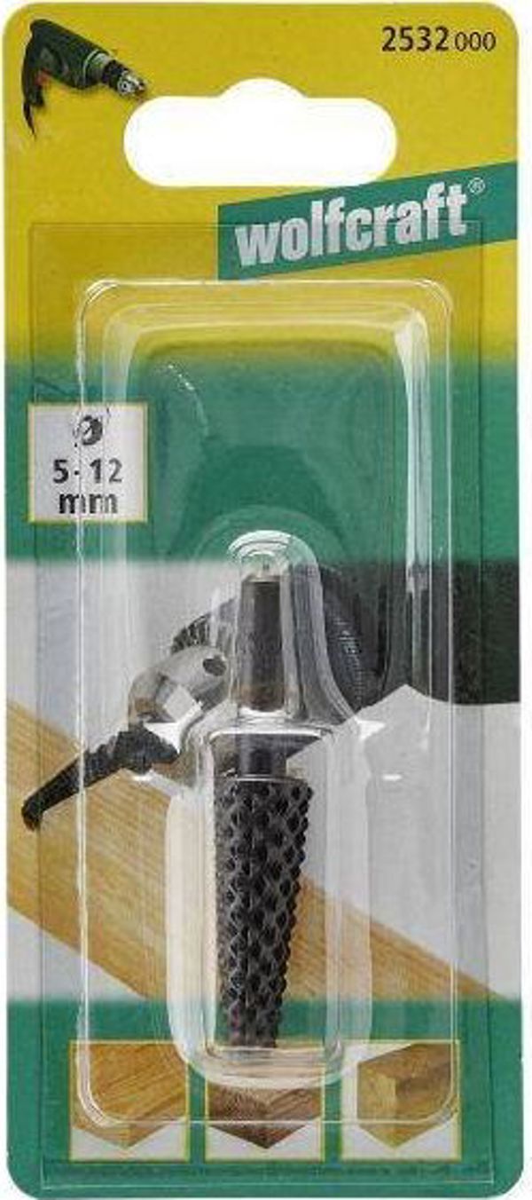 Wolfcraft Προφίλ Λίμας Κωνικό 6-13mm, Για Ξύλο, Μήκος Εργασίας 35mm