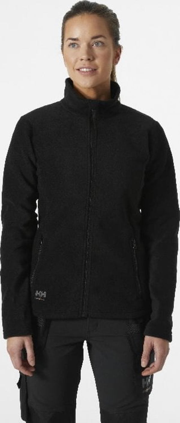 Γυναικεία ζακέτα HELLY HANSEN Manchester 2.0 Fleece JKT, μαύρο XS