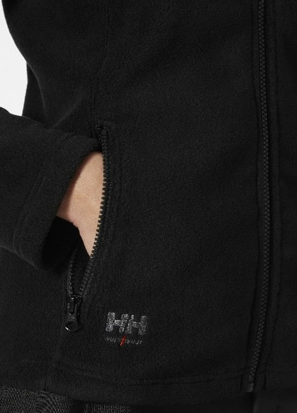 Γυναικεία ζακέτα HELLY HANSEN Manchester 2.0 Fleece JKT, μαύρο L
