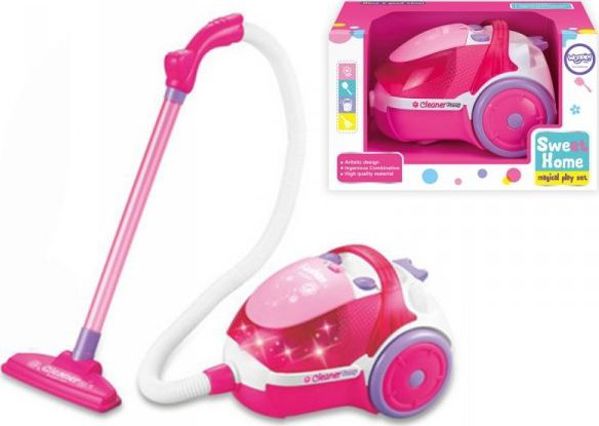 Παιδική ηλεκτρική σκούπα Woopie Pink με λειτουργία αναρρόφησης 8408125 5904326941533