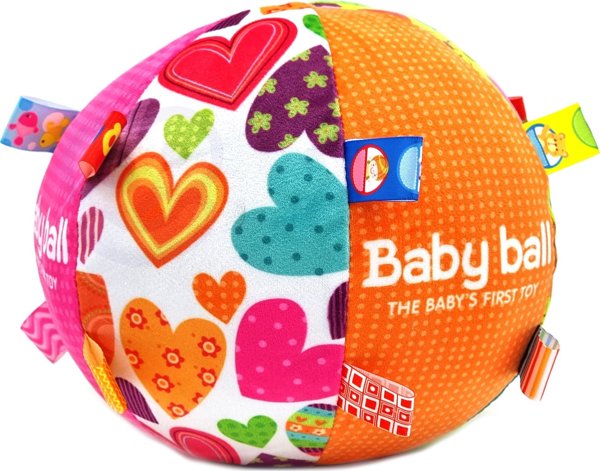 Woopie Soft Sensory Ball Lady Tag με ένθετα για νήπια + ήχος Lumarko! 13496188 5904326944114