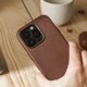 Woodcessories Woodcessories Bio Leather Case MagSafe iPhone 15 Plus Brown