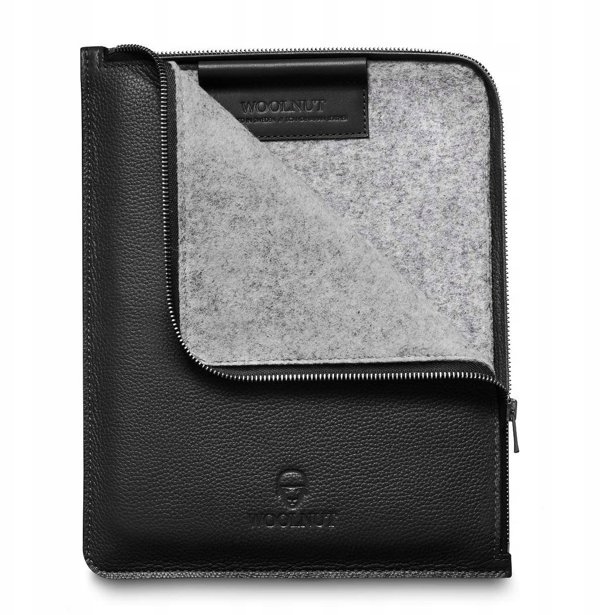 Δερμάτινη Θήκη Folio Woolnut για iPad Pro & Air 11", μαύρο