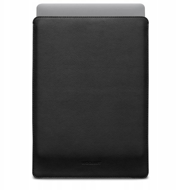 Woolnut Leather Sleeve for 16" MacBook Pro, black