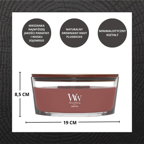 WoodWick Rouge Oud Elipsa 453,6g