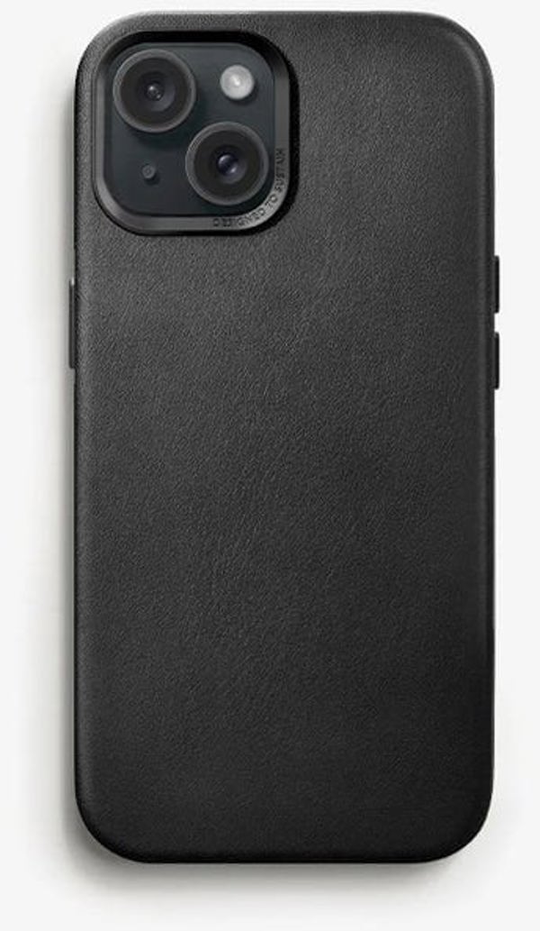Woodcessories Woodcessories Bio Leather Case MagSafe iPhone 15 Plus Black