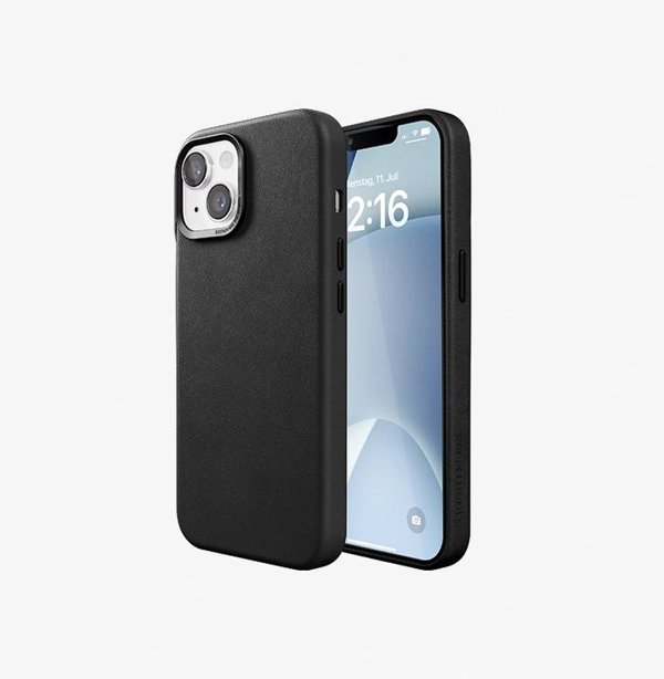 Woodcessories Woodcessories Bio Leather Case MagSafe iPhone 15 Plus Black