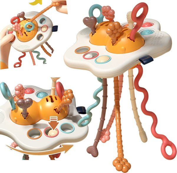 Woopie WOOPIE BABY Αισθητηριακό Παιχνίδι Montessori Κουδουνίστρα Πολυλειτουργικό UFO