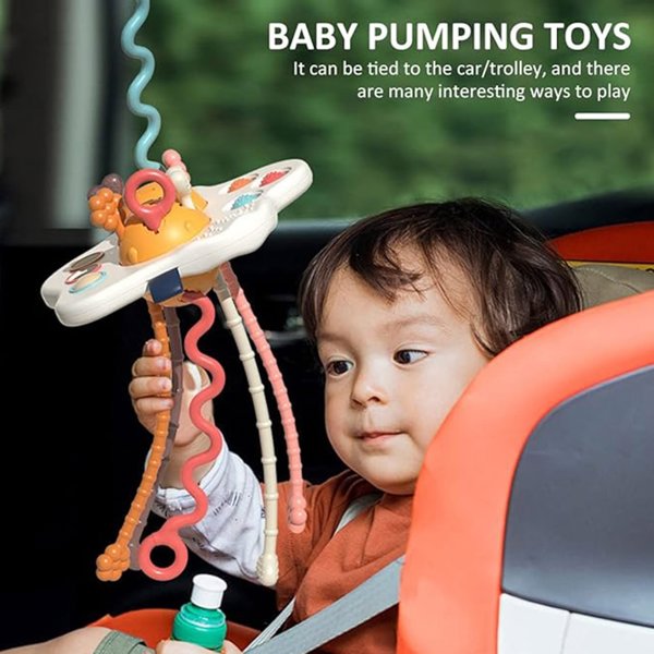 Woopie WOOPIE BABY Αισθητηριακό Παιχνίδι Montessori Κουδουνίστρα Πολυλειτουργικό UFO