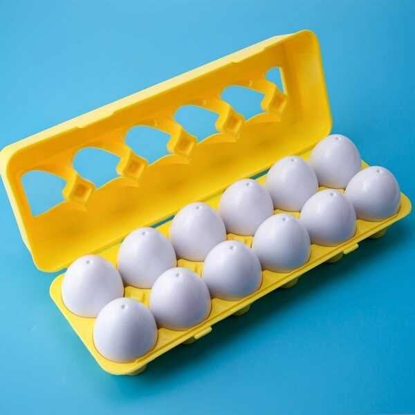 Woopie Montessori Egg Puzzle - Ταιριάξτε σχήματα και χρώματα Lumarko! 13530517 5904326948426