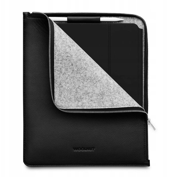 Δερμάτινη Θήκη Folio Woolnut για iPad Pro 13" & Air, μαύρο