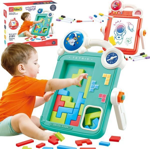 Woopie Διπλής Όψης Πίνακας Σχεδίασης Tetris Παιχνίδι 2 σε 1 Lumarko! 13528175 5904326948808