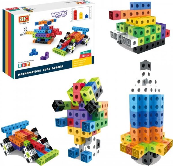 Woopie Τουβλάκια Κατασκευής 3D Κύβοι 150 τεμ.