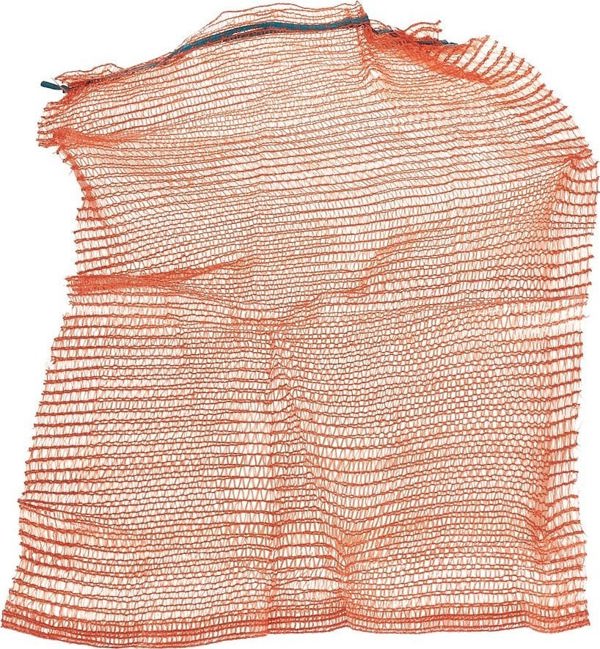 JetWorld Σάκος Διχτυωτός με Κορδόνι 42x60cm για 15kg - Πορτοκαλί