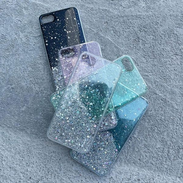 Γυαλιστερό κάλυμμα θήκης Wozinsky Wozinsky Star Glitter με glitter για Samsung Galaxy M51 πράσινο 8074957 9111201916715