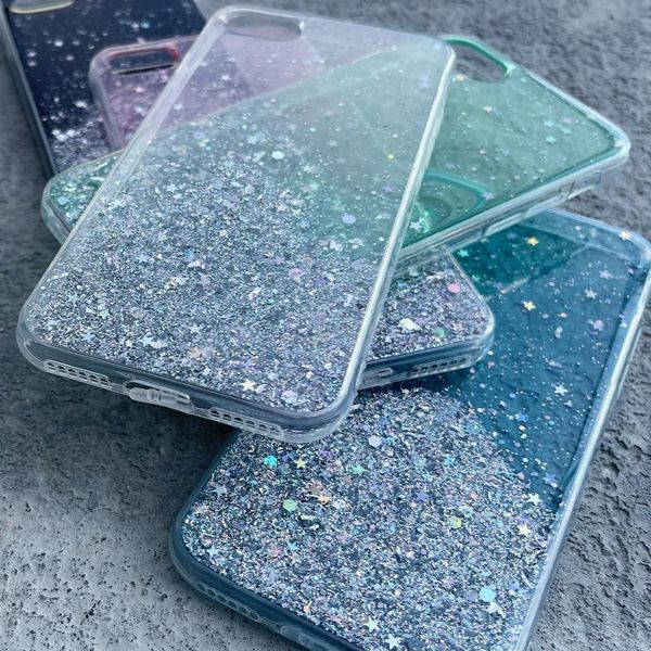 Γυαλιστερό κάλυμμα θήκης Wozinsky Wozinsky Star Glitter με glitter για Samsung Galaxy M51 πράσινο 8074957 9111201916715