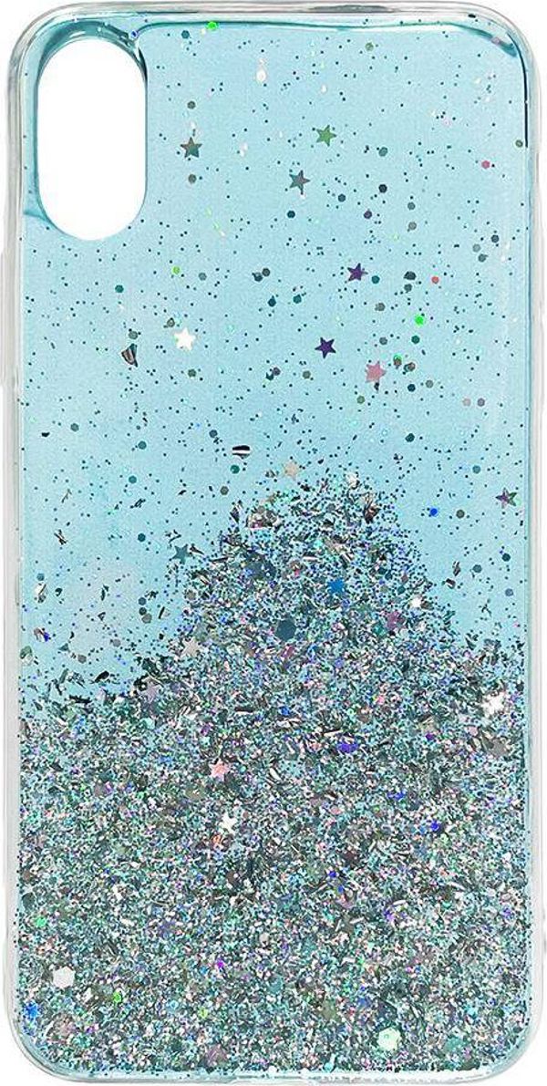 Γυαλιστερό κάλυμμα θήκης Wozinsky Wozinsky Star Glitter με γκλίτερ για το Samsung Galaxy A30 μπλε 8074995 9111201926677