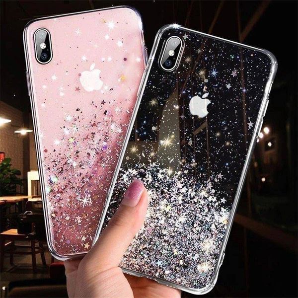 Γυαλιστερό κάλυμμα θήκης Wozinsky Wozinsky Star Glitter με γκλίτερ για το Samsung Galaxy A30 μπλε 8074995 9111201926677