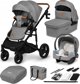 Lionelo Universalus Καρότσι Lionelo Mari Tour 3in1, γκρι stone