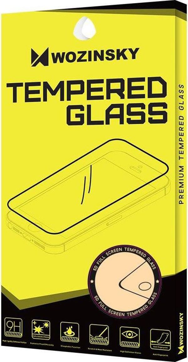 Wozinsky Tempered Glass Full Glue για Xiaomi Redmi Note 10 Pro - Πλήρης Προστασία Οθόνης, Μαύρο