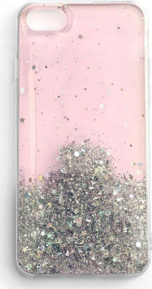 Γυαλιστερή θήκη Wozinsky Wozinsky Star Glitter με γκλίτερ Xiaomi Redmi K40 Pro+ / K40 Pro / K40 / Poco F3 ροζ 8759070 9111201932555