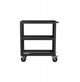 Καρότσι εργαστηρίου HUGO, 700 x 816 x 400 mm, All Black: μαύρο