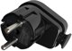 Γωνιακό βύσμα Uni-Schuko 16A, 230V, μαύρο, 24 τεμάχια