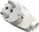Γωνιακό βύσμα Uni-Schuko 16A, 230V, λευκό