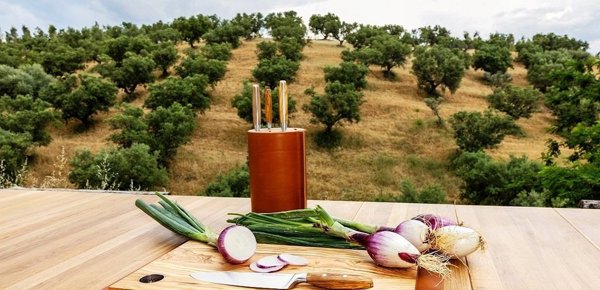 Wusthof WUSTHOF Amici σετ μαχαιριών κυλινδρικής μορφής, 5 τεμ.