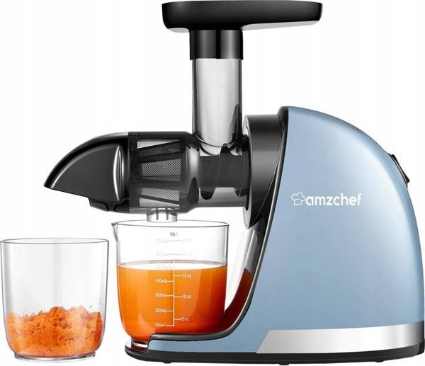 Αργής περιστροφής αποχυμωτής AMZCHEF 1501-BU-SM (μπλε)