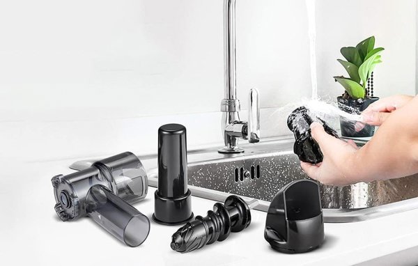 Αργής περιστροφής αποχυμωτής AMZCHEF 1501-BK-SM (μαύρο)