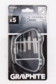 Graphite Σετ Εξολκείς Για Σπασμένες Βίδες 3-19 mm, 5 Τεμάχια
