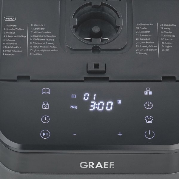 Graef GRAEF BA806 duonkepė αρτοπαρασκευαστής, μπάλα 14253986 4001627035037