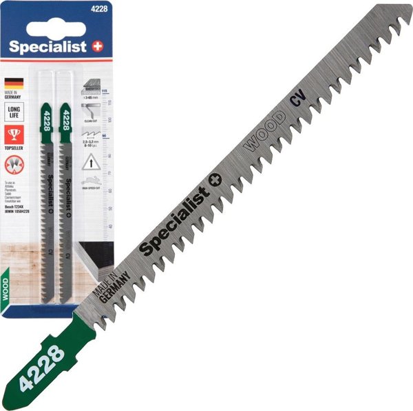 Σέγα Specialist+ SPECIALIST+ λεπίδα πριονιού 4228 (T234X) 115 mm, 2 τεμ.