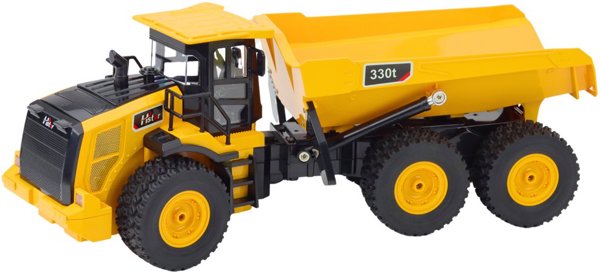 LeanToys RC Τηλεκατευθυνόμενο Φορτηγό Dumper, 9 Κανάλια, 2.4G, Κίτρινο