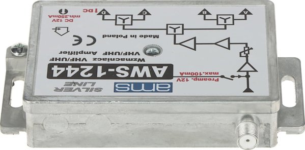 Ενισχυτής αυτοκινήτου AMS ΕΝΙΣΧΥΤΗΣ ΚΕΡΑΙΑΣ AWS-1244 AMS