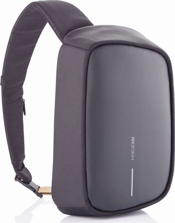 XD Design Bobby Sling Τσάντα Χιαστί με Αντικλεπτική Προστασία, Μαύρο, P705.781