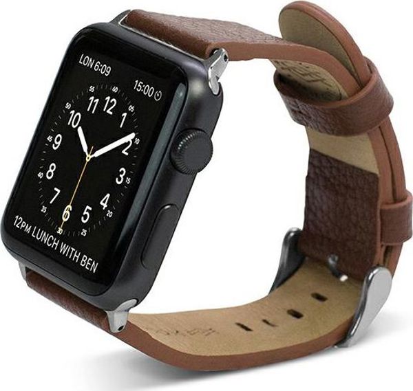 Λουράκι X-Doria Lux Apple Watch 42mm καφέ 23819