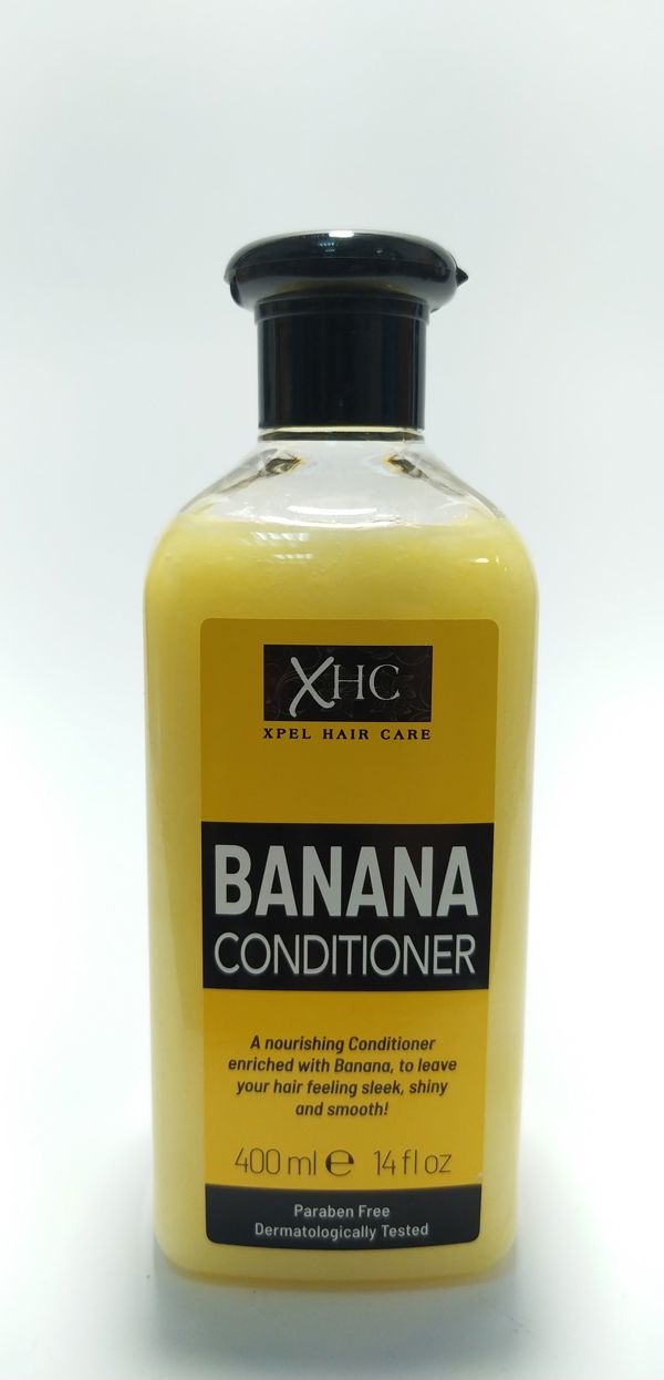 XHC Μαλακτική Κρέμα Μαλλιών Banana 400ml - Για Όλους Τους Τύπους Μαλλιών