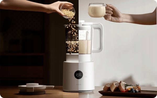 Xiaomi Blender Pro Επιτραπέζιο Μπλέντερ 800W με Γυάλινη Κανάτα 1.75L - Λευκό