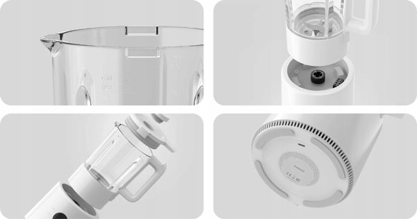 Xiaomi Blender Pro Επιτραπέζιο Μπλέντερ 800W με Γυάλινη Κανάτα 1.75L - Λευκό